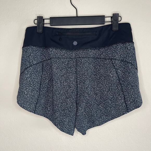 Athleta Run With It 3” Short Black & White - Size S - Picture 5 of 7